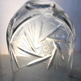 Set of 12 cut crystal wine glasses