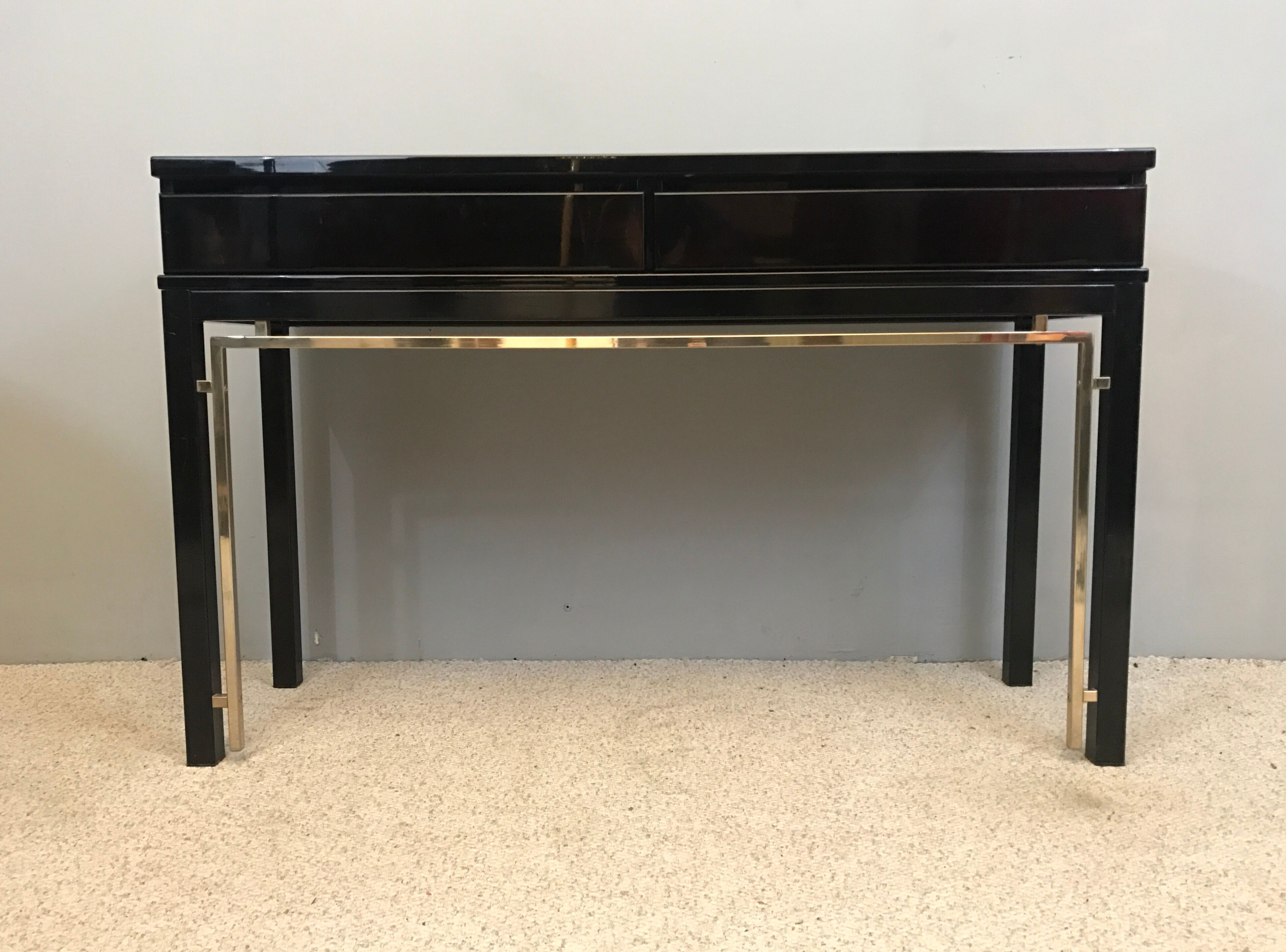 Console lacquered wood 1970