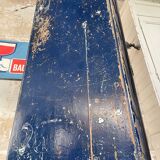 Commercial bank weathered wood panel.