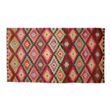 Anatolian handmade kilim rug 296 cm x 163 cm