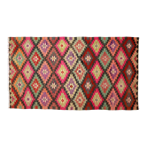 Tapis kilim artisanal d’Anatolie 296 cm x 163 cm