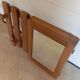 Wall-mounted wardrobe in solid oak