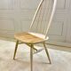 Renovated vintage Ercol Quaker chairs – cream white shade