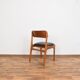 Mid-century danish teak & leather dining chairs by Erik Buch, 1960