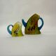 Kjell Engman for Kosta Boda Sweden Tea pot and mug Art glass , 1980's