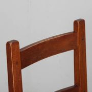 Suite de 4 chaises en bois des années 1960