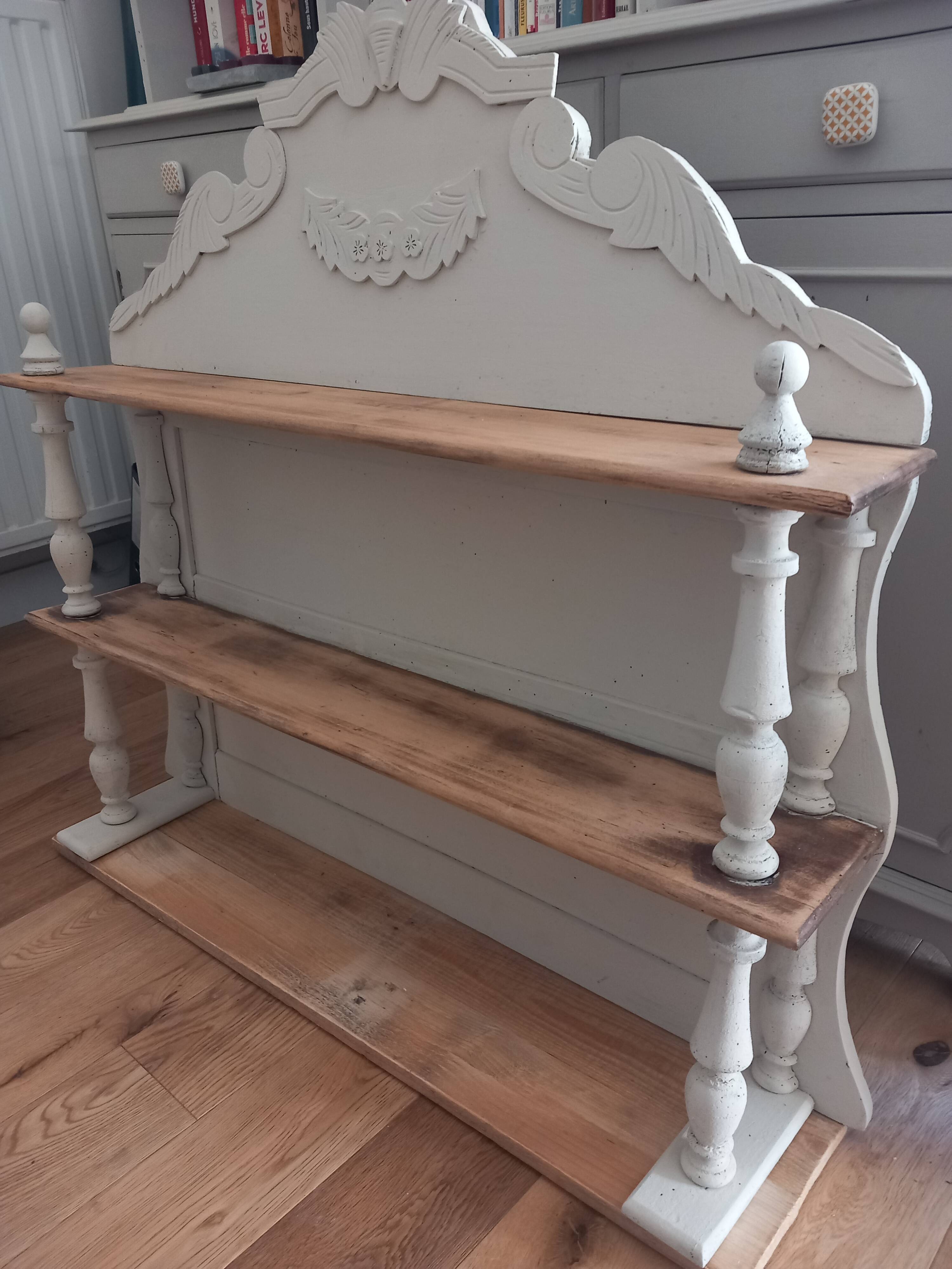 shelf/library/top of saint hubert sideboard/