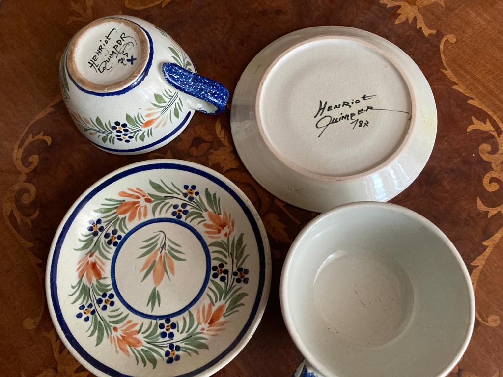 Henriot coffee cup suite