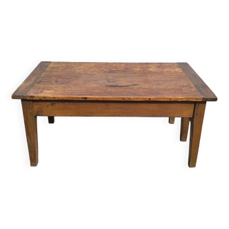 1m19x53 cm old rustic farmhouse coffee table