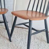 Pair of Scandinavian chairs model Fanett by Tapiovaara