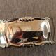 Set of 5 silver metal napkin rings