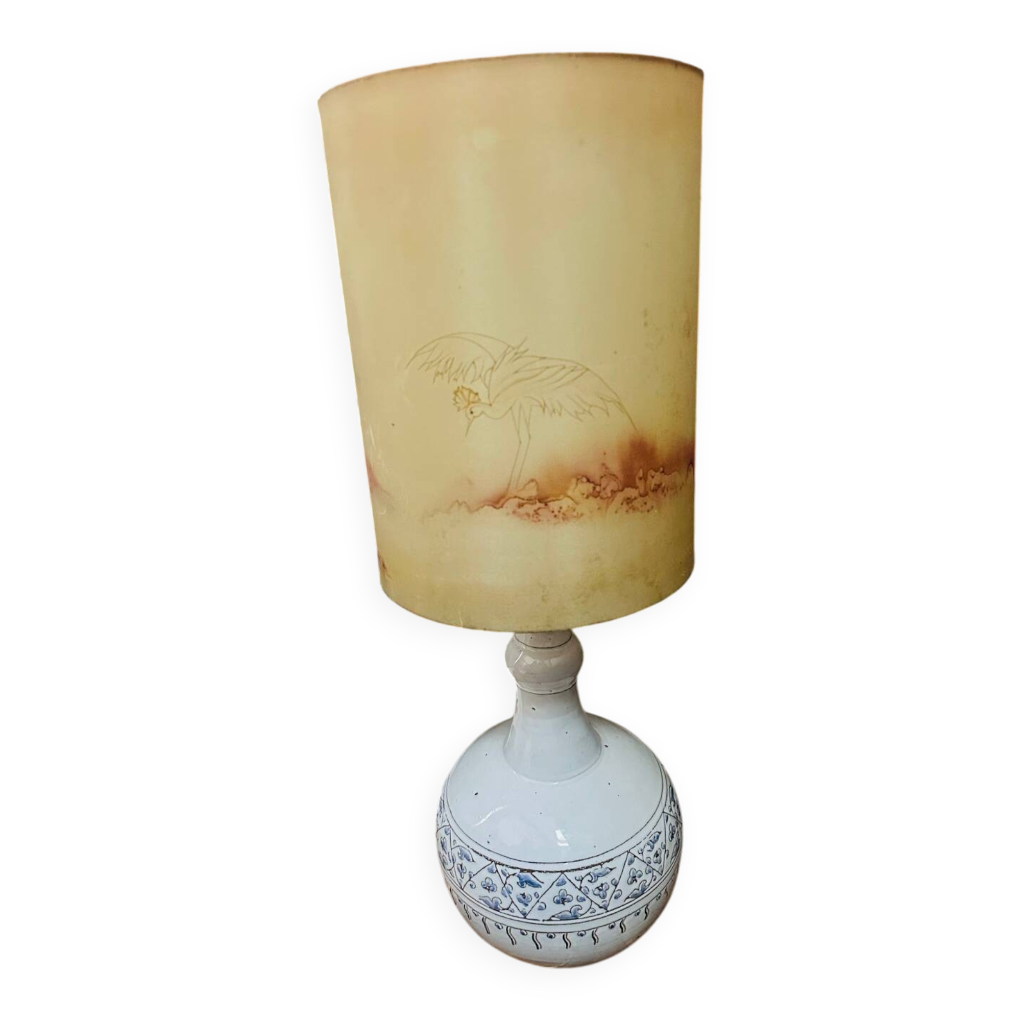 Large ceramic floor lamp