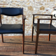 Pair of Scandinavian rosewood armchairs by SAX circa 60