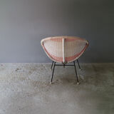 1960’s mid century pod shell lounge chair