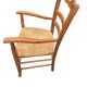 6 chaises + un fauteuil de campagne