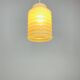 Suspension lampion opaline années 60, vintage