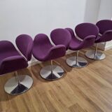 Set of 4 armchairs, Tulip, Pierre Paulin, Netherlands 1980s