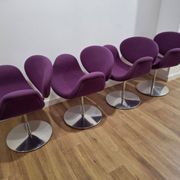 Ensemble de 4 fauteuils, Tulip, Pierre Paulin, Pays-Bas années 1980.