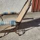 Folding camping chaise longue armchair empire of the 19th century