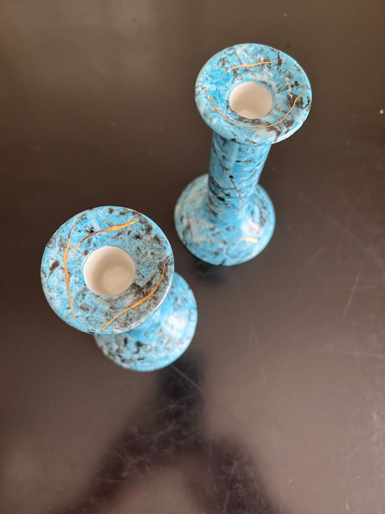 Pair of candlesticks 1980