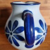 Salt-glazed stoneware jug Alsace / Germany 1.5 L handmade