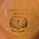 Lot n°2 of 6 Salins barbotine dessert plates