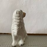 Figurine chien faïence