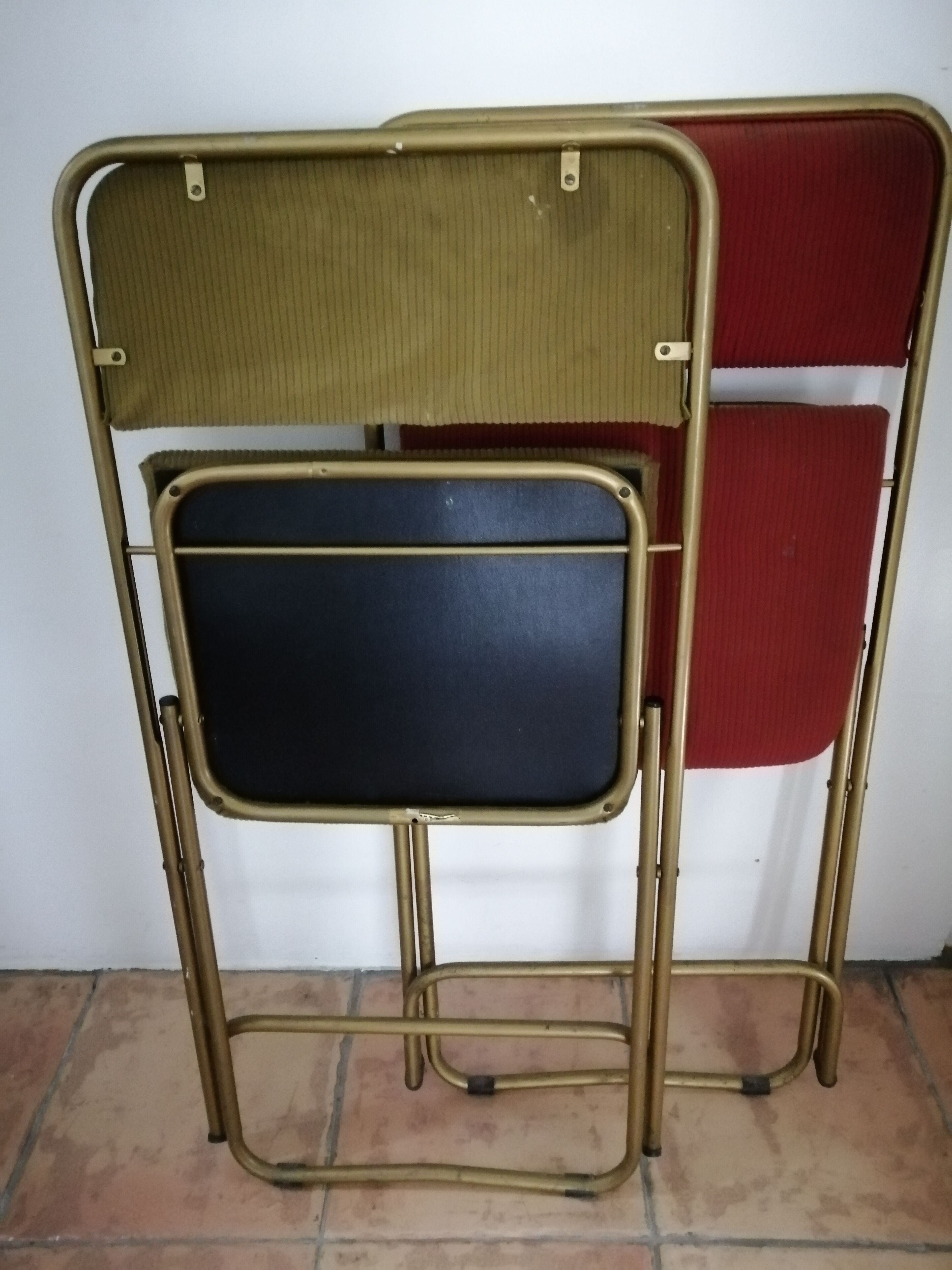 Pair folding chairs "Lafuma"