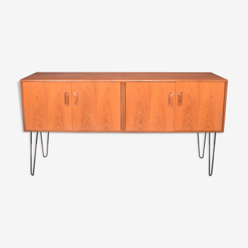 Fresco teak sideboard hairpin legs by G-Plan 1960s