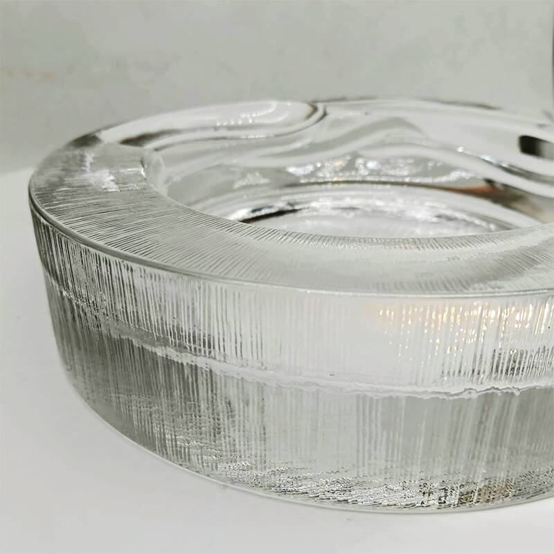 1970s Big Ashtray by Fabio Frontini for Arnolfo di Cambio in Lead Crystal,