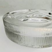 1970s Big Ashtray by Fabio Frontini for Arnolfo di Cambio in Lead Crystal,