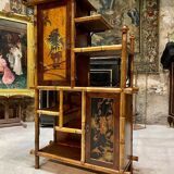 Japanese-style cabinet attributed to Perret and Vibert from the Napoleonic III period.
