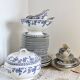 Saladier antique - Rare porcelaine de Dresde