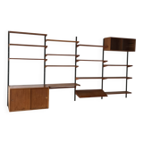 Kai Kristiansen teak wall unit for Feldballes Møbelfabrik