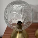 Pair of wall or ceiling lights - balls