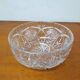 Cut crystal salad bowl