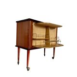 Vintage rotating bar cabinet