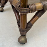 Bamboo bar trolley from the 70s