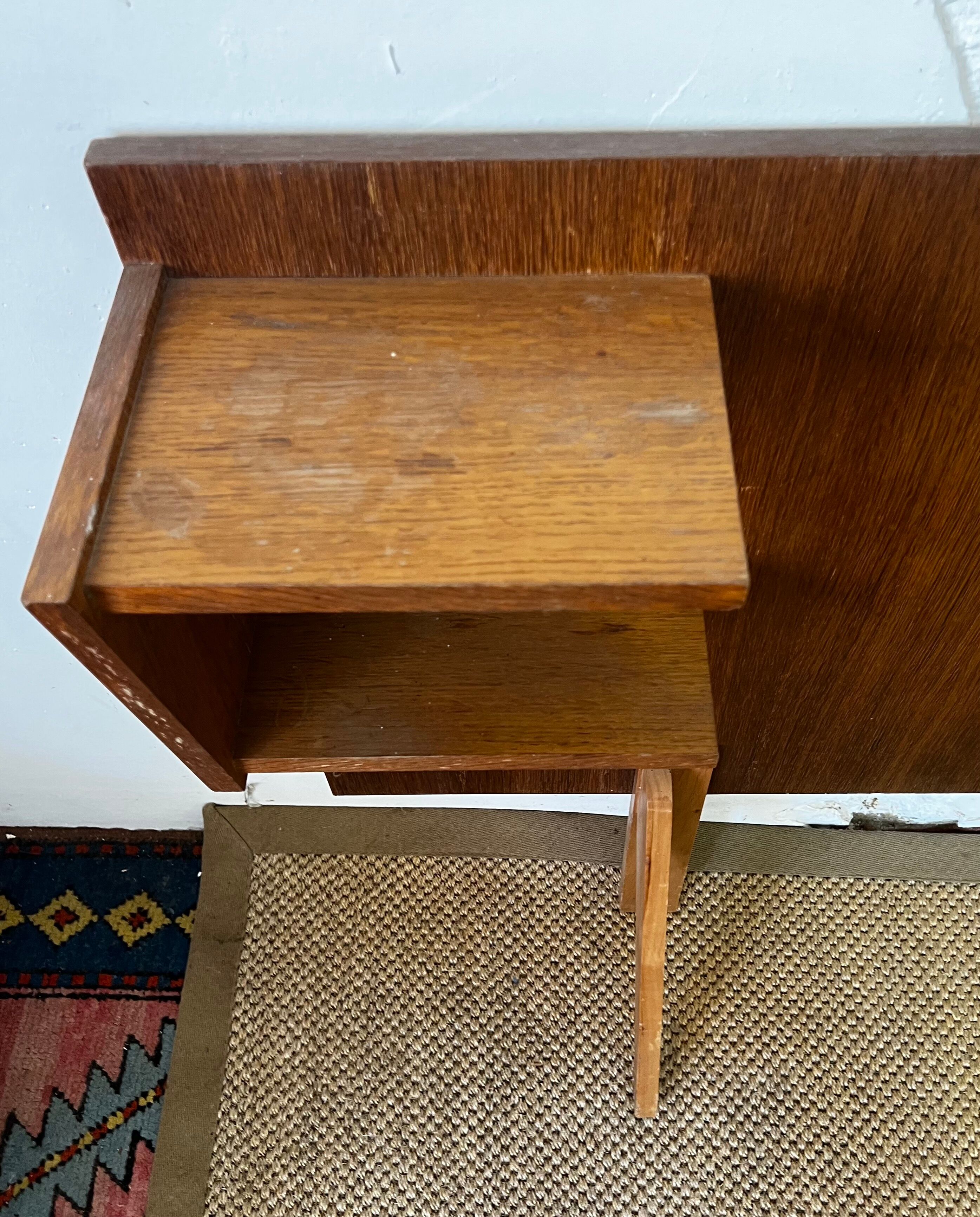 Vintage wooden headboard