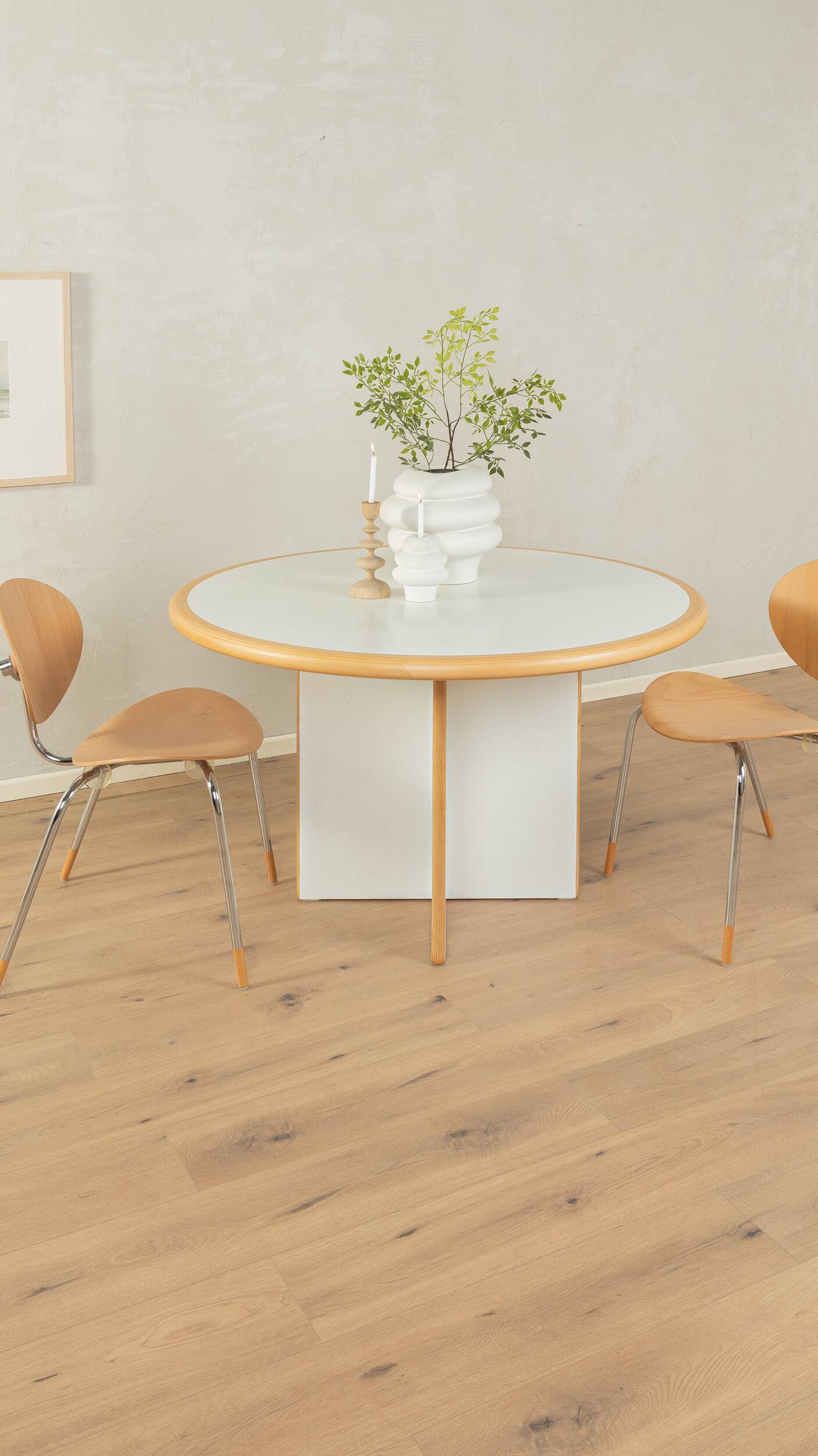 Table à manger vintage des années 1970, merveilleuse.
