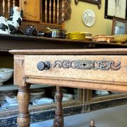 Bureau, table d'appoint 1 tiroir en bois clair