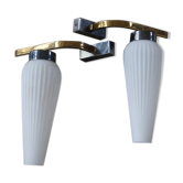 Pair of wall light design 1960