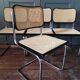 4 chairs Marcel Breuer B32 Cesca 1970