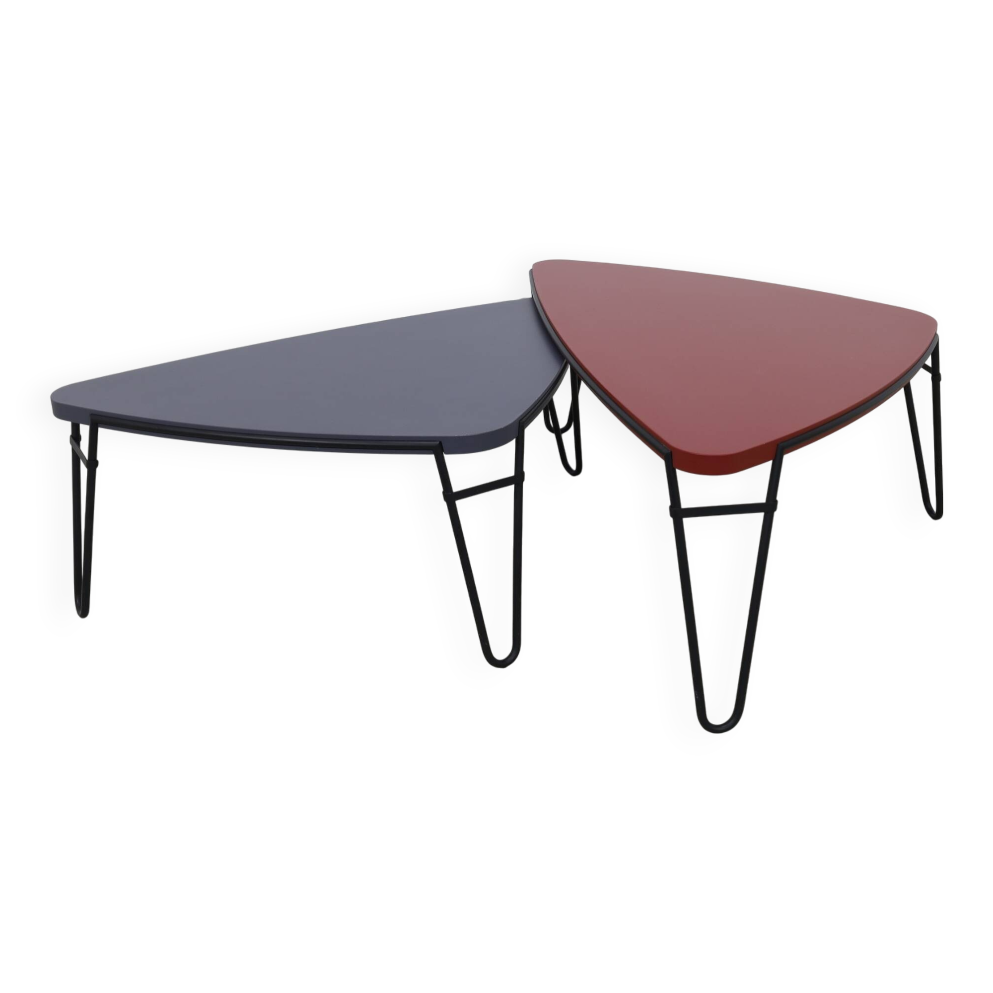 2x Coffee table "Petalo" Charlotte Perriand, Cassina 1990s (set price)