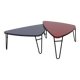 2x Coffee table "Petalo" Charlotte Perriand, Cassina 1990s (set price)