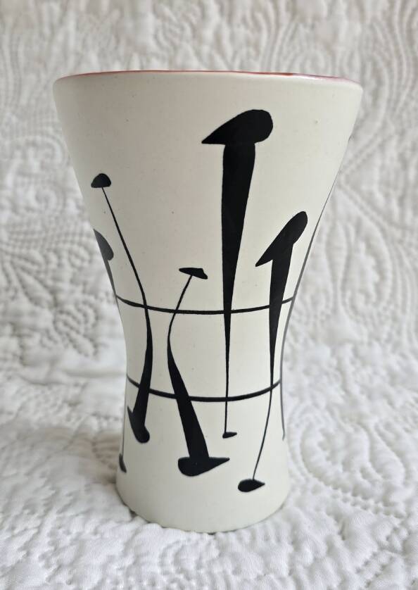 Rare modernist Diabolo vase by Roger Capron - 1950s - Vallauris
