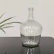 Dame Jeanne bonbonne verre transparent vintage 25cm