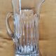 Crystal carafe grooves brand alexandre gelb foret en brie boussu belgium