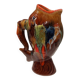 Vallauris earthenware fish pitcher vintage 1970