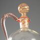 Antique blown glass carafe, Murano manufacture, Italy, 20th century